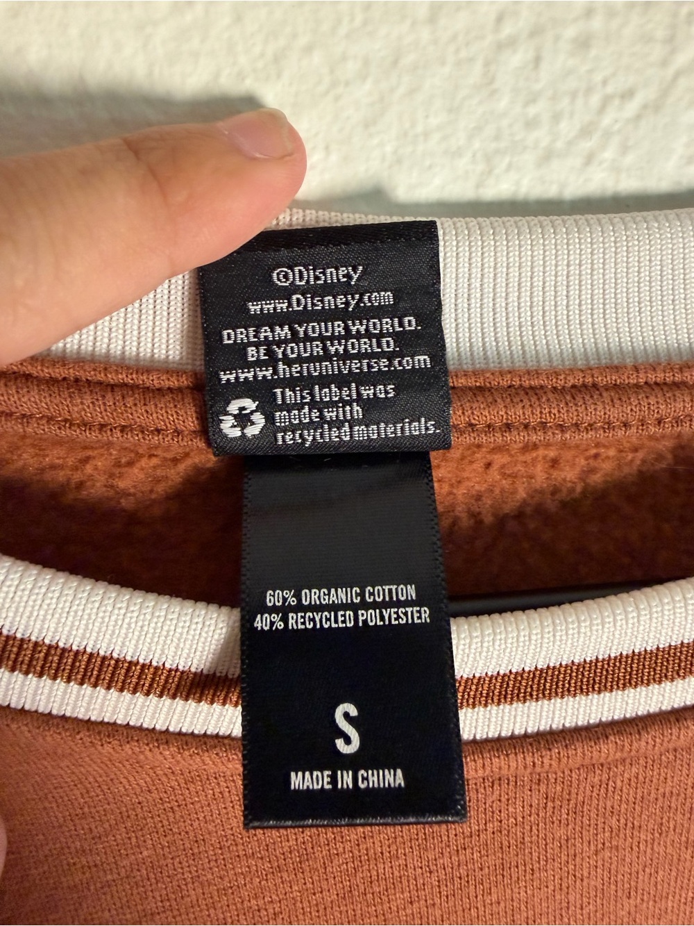 Her Universe Disney Oliver & Company Brown Varsity Sweatshirt S - Picture 4 of 5